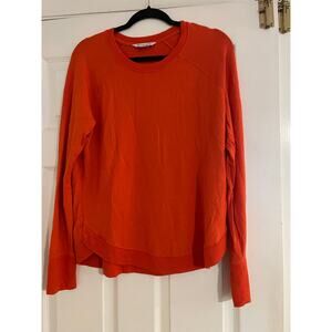 Athleta Modal long sleeve orange fall sweater size medium